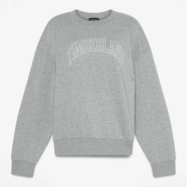 Hanorace cu guler rotund și logo sezonier Timberland® pentru femei Hanorace cu guler rotund și logo sezonier Timberland® pentru femei
