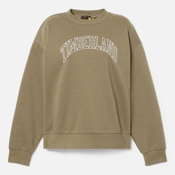 Hanorace cu guler rotund și logo sezonier Timberland® pentru femei Hanorace cu guler rotund și logo sezonier Timberland® pentru femei