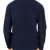 Hanorace din fleece cu logo și portofele de buzunar „Navy”