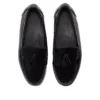Mocasini autentici „Negru Full-Grain”