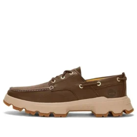 Încălțăminte de barcă GreenStride Originals Ultra Leather „Dark Brown”