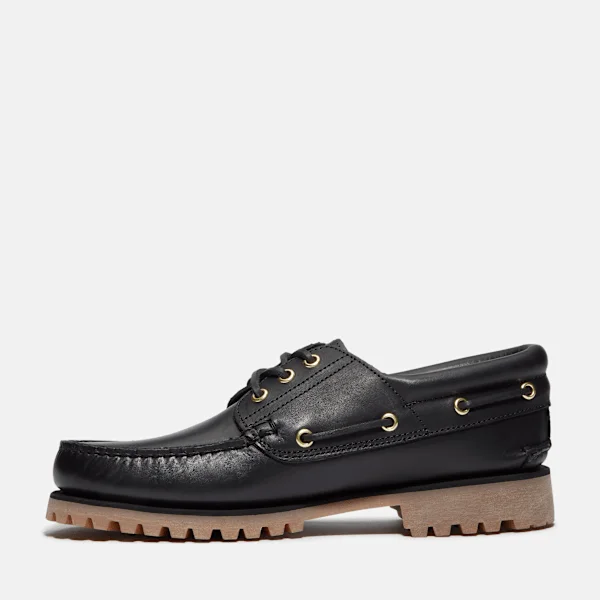 Încălțăminte de barcă pentru bărbați Timberland® Authentic 3-Eye Lug, cusuți manual Încălțăminte de barcă pentru bărbați Timberland® Authentic 3-Eye Lug, cusuți manual