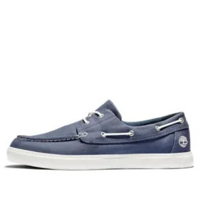 Încălțăminte de barcă Seneca Bay din materiale mixte „Navy”