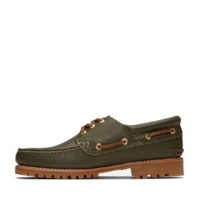 Încălțăminte de barcă Timberland x Aim Leon Dore cu trei ochiuri și talpă cu crampoane, cusuți manual „Grape Leaf”