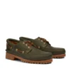 Încălțăminte de barcă Timberland x Aim Leon Dore cu trei ochiuri și talpă cu crampoane, cusuți manual „Grape Leaf”