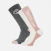 Șosete scurte Timberland® pentru femei, pachet de 2 perechi, cu blocuri de culori