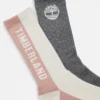 Șosete scurte Timberland® pentru femei, pachet de 2 perechi, cu blocuri de culori