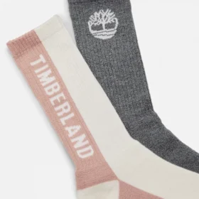 Șosete scurte Timberland® pentru femei, pachet de 2 perechi, cu blocuri de culori