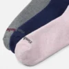 Pachet de 3 perechi de șosete scurte pentru femei Ashland, cu efect melanj