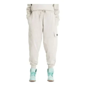 Pantaloni de trening vopsiți în tehnică mixtă „Alb”