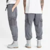 Pantaloni de trening vopsiți în tehnică mixtă „Grey”