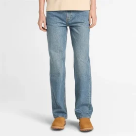 Pantaloni drepți din denim pentru femei