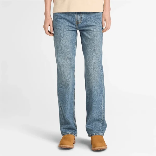 Pantaloni drepți din denim pentru femei Pantaloni drepți din denim pentru femei