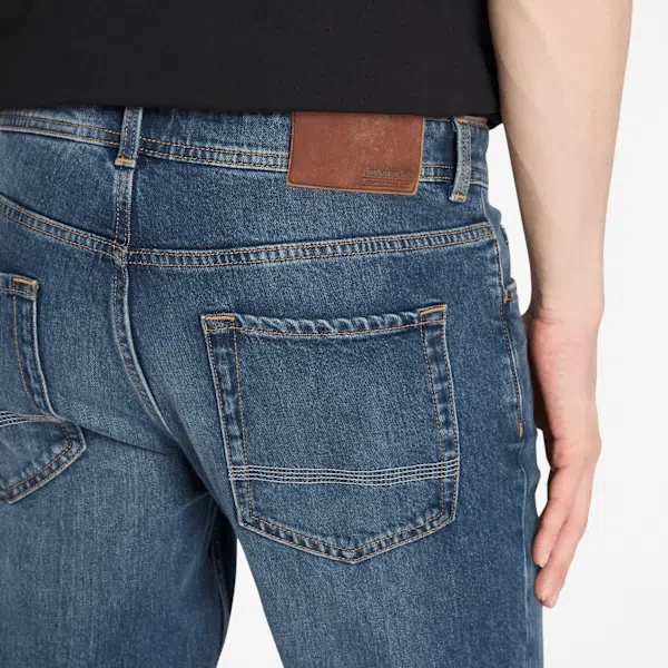 Pantaloni drepți din denim Sandown pentru bărbați Pantaloni drepți din denim Sandown pentru bărbați