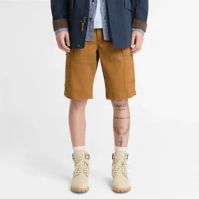 Pantaloni scurți cargo din sârgă Brookline pentru bărbați