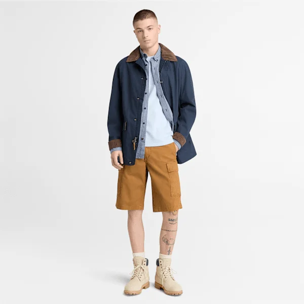 Pantaloni scurți cargo din sârgă Brookline pentru bărbați Pantaloni scurți cargo din sârgă Brookline pentru bărbați