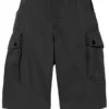 Pantaloni scurți cargo din sârgă „Negru”