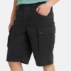 Pantaloni scurți cargo din sârgă „Negru”