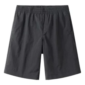 Pantaloni scurți cu logo pe buzunarul din spate „Negru”