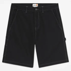 Pantaloni scurți de tip carpenter din pânză de bumbac spălată
