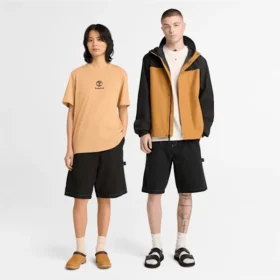 Pantaloni scurți de tip carpenter din pânză de bumbac spălată