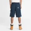 Pantaloni scurți de tâmplar din twill gros spălat „Navy”