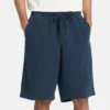 Pantaloni scurți de tâmplar din twill gros spălat „Navy”