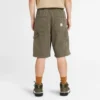 Pantaloni scurți de tâmplar din twill gros spălat „Olive Green”