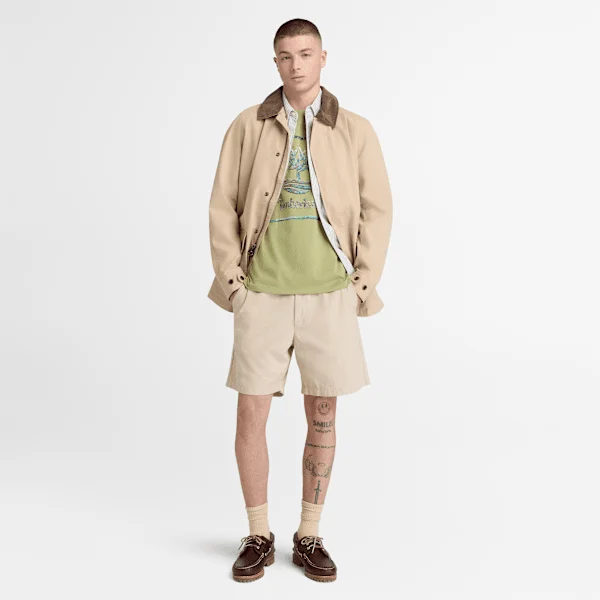 Pantaloni scurți din bumbac Claremont pentru bărbați Pantaloni scurți din bumbac Claremont pentru bărbați