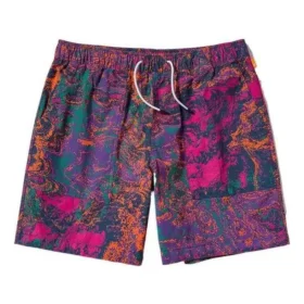 Pantaloni scurți țesuți cu imprimeu „Pink Multi”