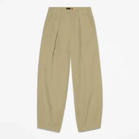 Pantaloni utilitari din bumbac și in pentru femei