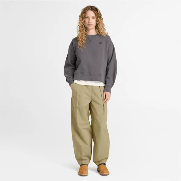 Pantaloni utilitari din bumbac și in pentru femei Pantaloni utilitari din bumbac și in pentru femei