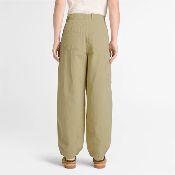Pantaloni utilitari din bumbac și in pentru femei Pantaloni utilitari din bumbac și in pentru femei