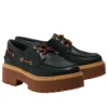Pantofi de barcă Stone Street Premium „Dark Green”