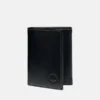 Portofel trifold din piele netedă pentru bărbați Portofel trifold din piele netedă pentru bărbați