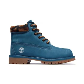 Premium 6-Inch Waterproof Boot „Blue Suede Nubuck Camo”