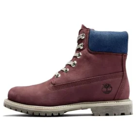 Premium 6-Inch Waterproof Boot „Burgundy Nubuck”