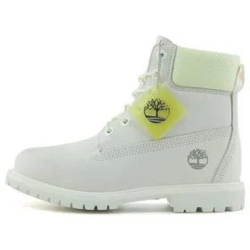 Premium 6-Inch Waterproof Boot cu talpă largă „Bright White Waterbuck”