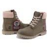Premium 6-Inch Waterproof Boot cu talpă largă „Nubuc măslin”