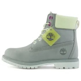 Premium Waterproof 6-Inch Boot de 15 cm cu talpă lată „Nubuc gri”