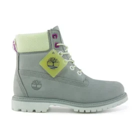 Premium Waterproof 6-Inch Boot de 15 cm cu talpă lată „Nubuc gri”