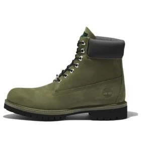 Premium Waterproof Boot de 6 inch „Green Nubuck”