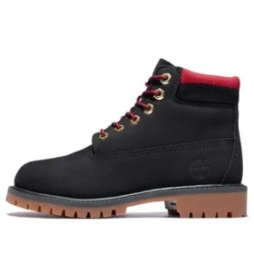 Premium Waterproof Boot de 6 inch „Negru-Roșu”