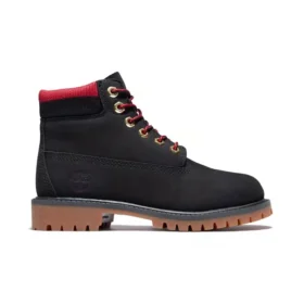 Premium Waterproof Boot de 6 inch „Negru-Roșu”