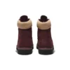 Premium Waterproof Boot de 6 inch „Nubuc burgund”