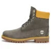 Premium Waterproof Boot de 6 inch „Nubuc verde închis”