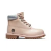 Premium Waterproof Boot de 6 inch „Pink Full Grain”