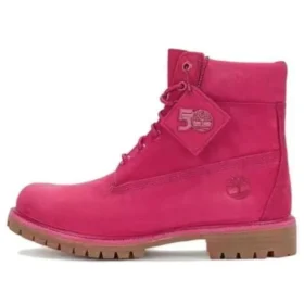 Premium Waterproof Boot de 6 inci, ediție aniversară de 50 de ani „Nubuc roz închis”