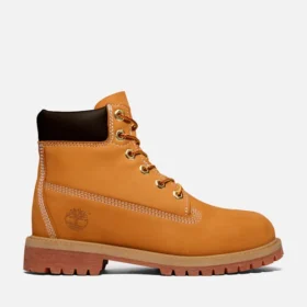 Premium Waterproof Boot Timberland® pentru juniori, de 6 inci Premium Waterproof Boot Timberland® pentru juniori, de 6 inci