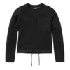 Pulover Creneck Bold Beginnings Mix Media „Negru”